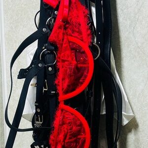 Red Lace Underwire Bra - Women's Intimates